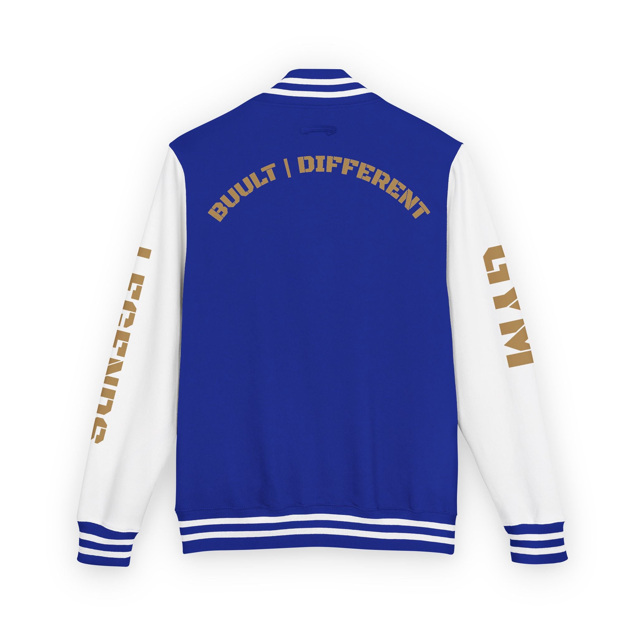 Gym Legends Letterman Jacket — 'Gym Legends' Red & White Varsity Jacket