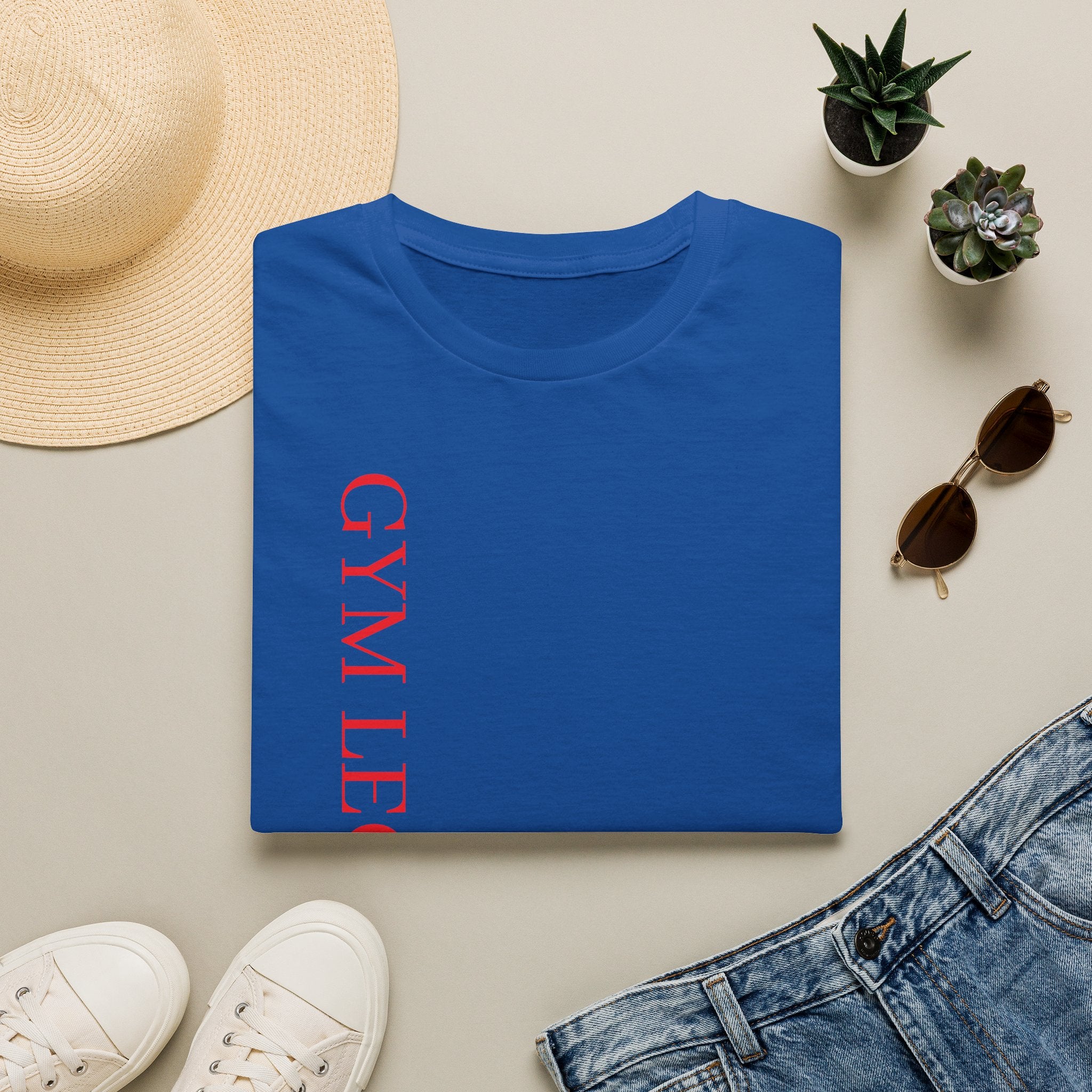 Gym Legends T-Shirt — Vertical Minimalist Fitness Tee