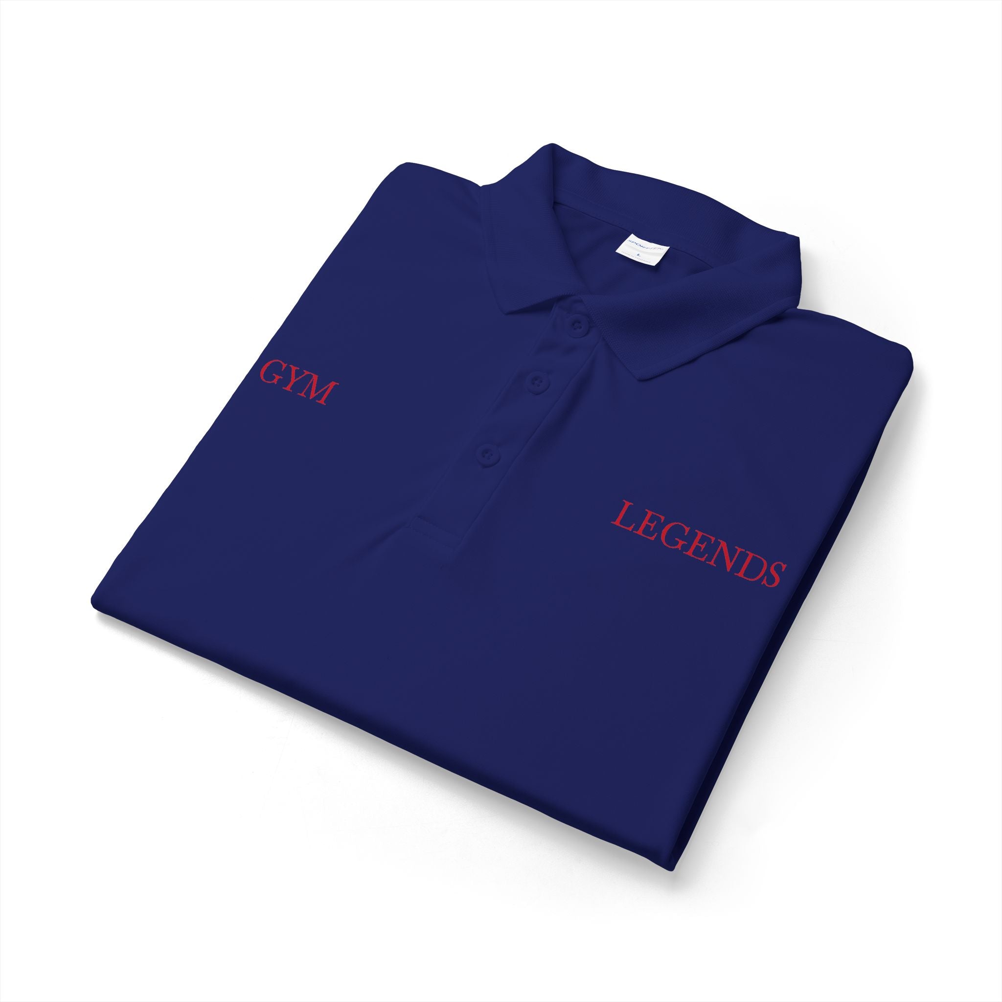 Gym Legends Polo Shirt — Embroidered Performance Golf Polo