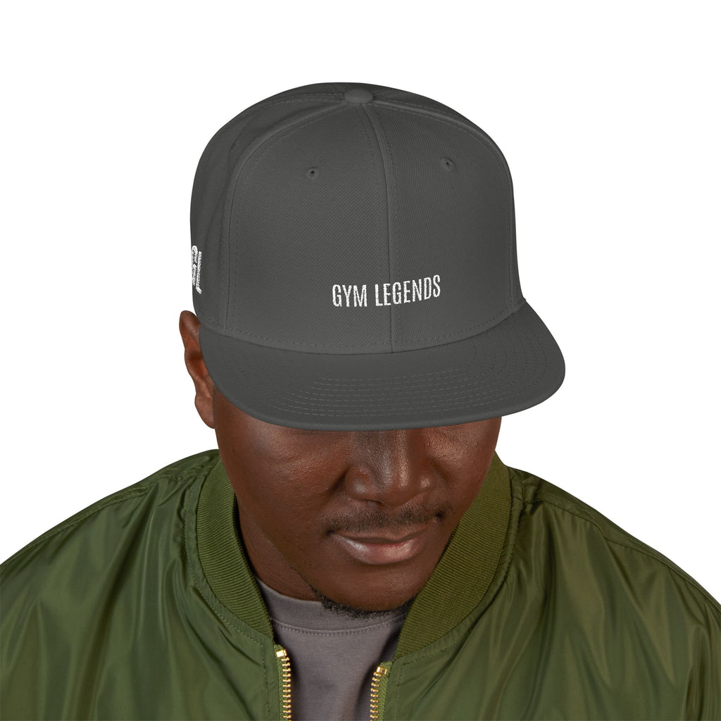 Gym Legends 'GRANDS' Snapback Hat — Classic Flat-Brim Streetwear Cap