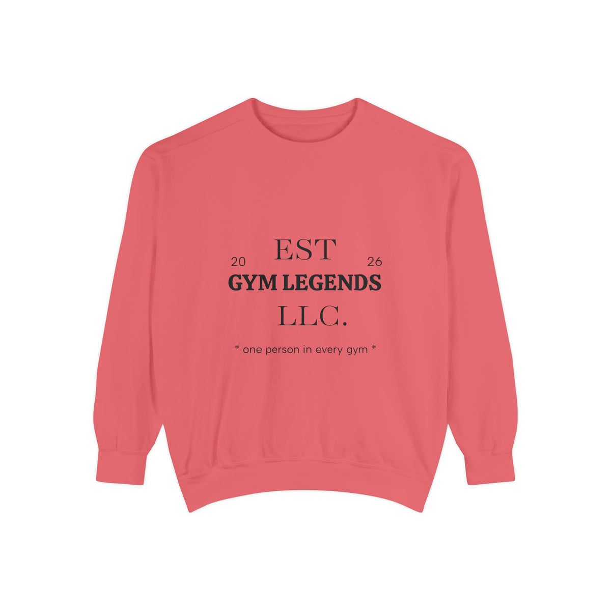 Gym Legends Sweatshirt — EST 2026 Vintage Athletic Crewneck