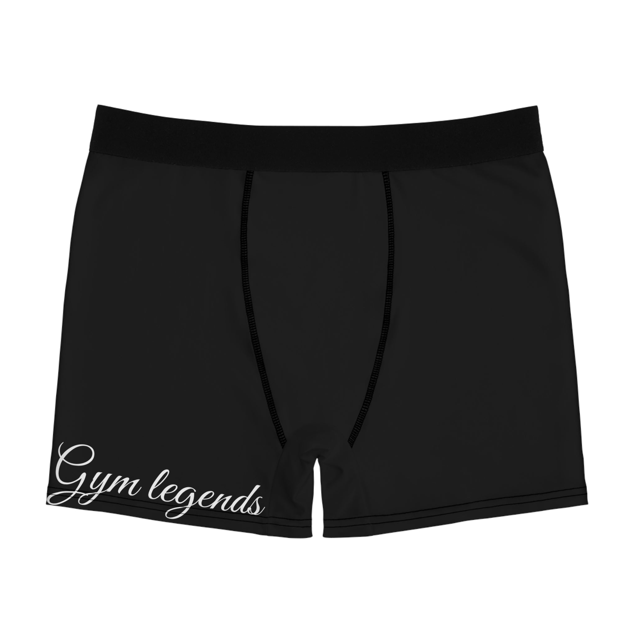 Gym Legends Men's Boxer Briefs — Black Athletic Performance Underwear