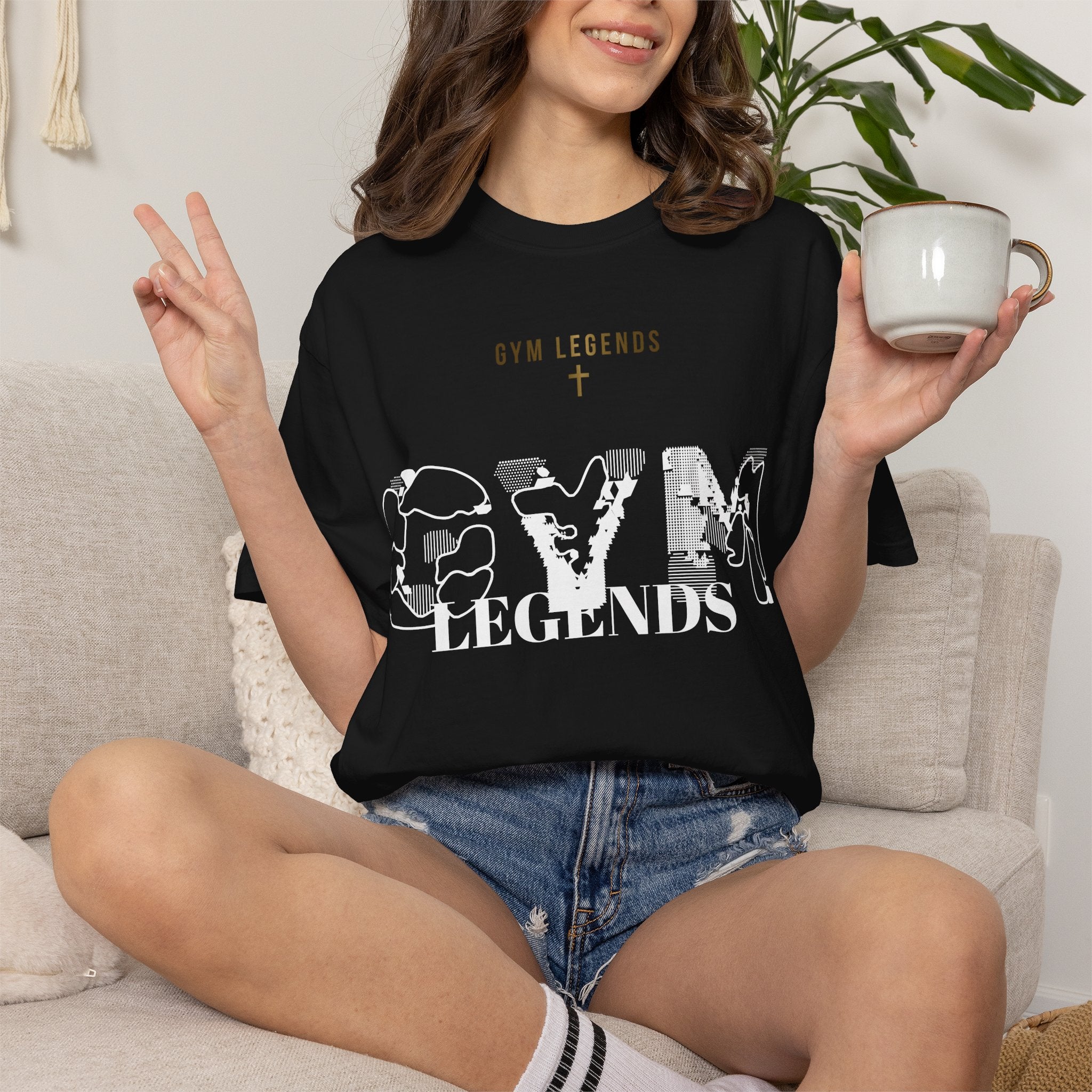 Gym Legends T-Shirt — 'GYM LEGENDS' Graphic Tee