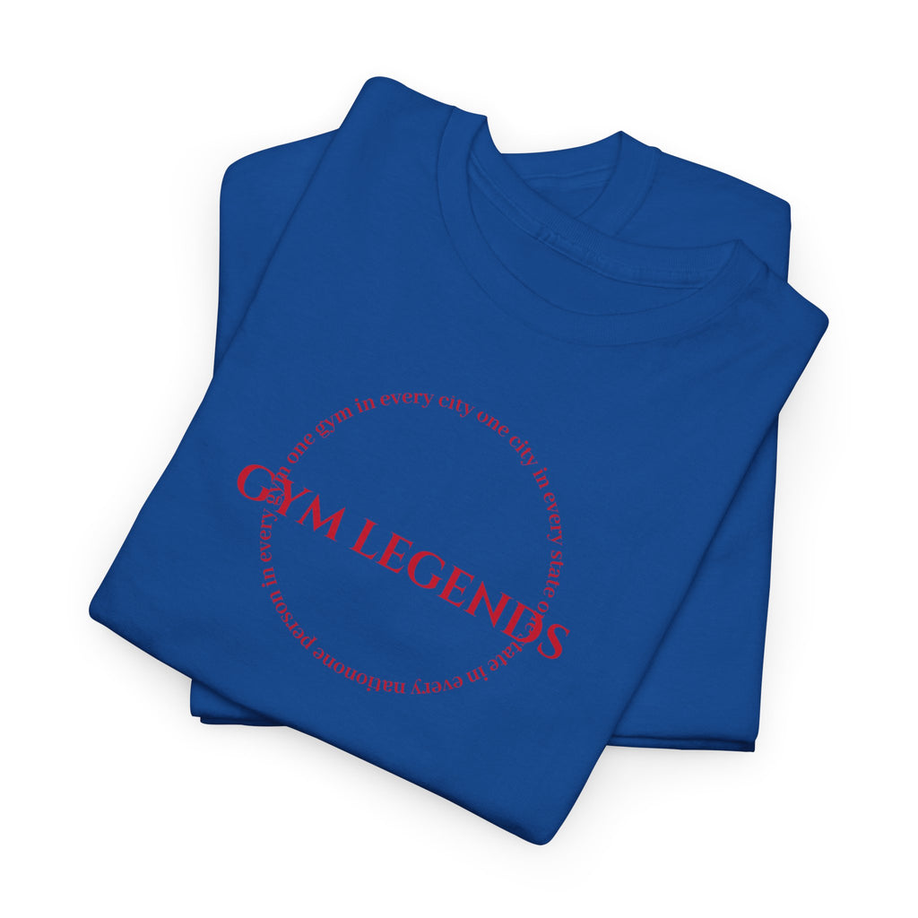 Gym Legends T-Shirt — Minimal Gym Logo Tee