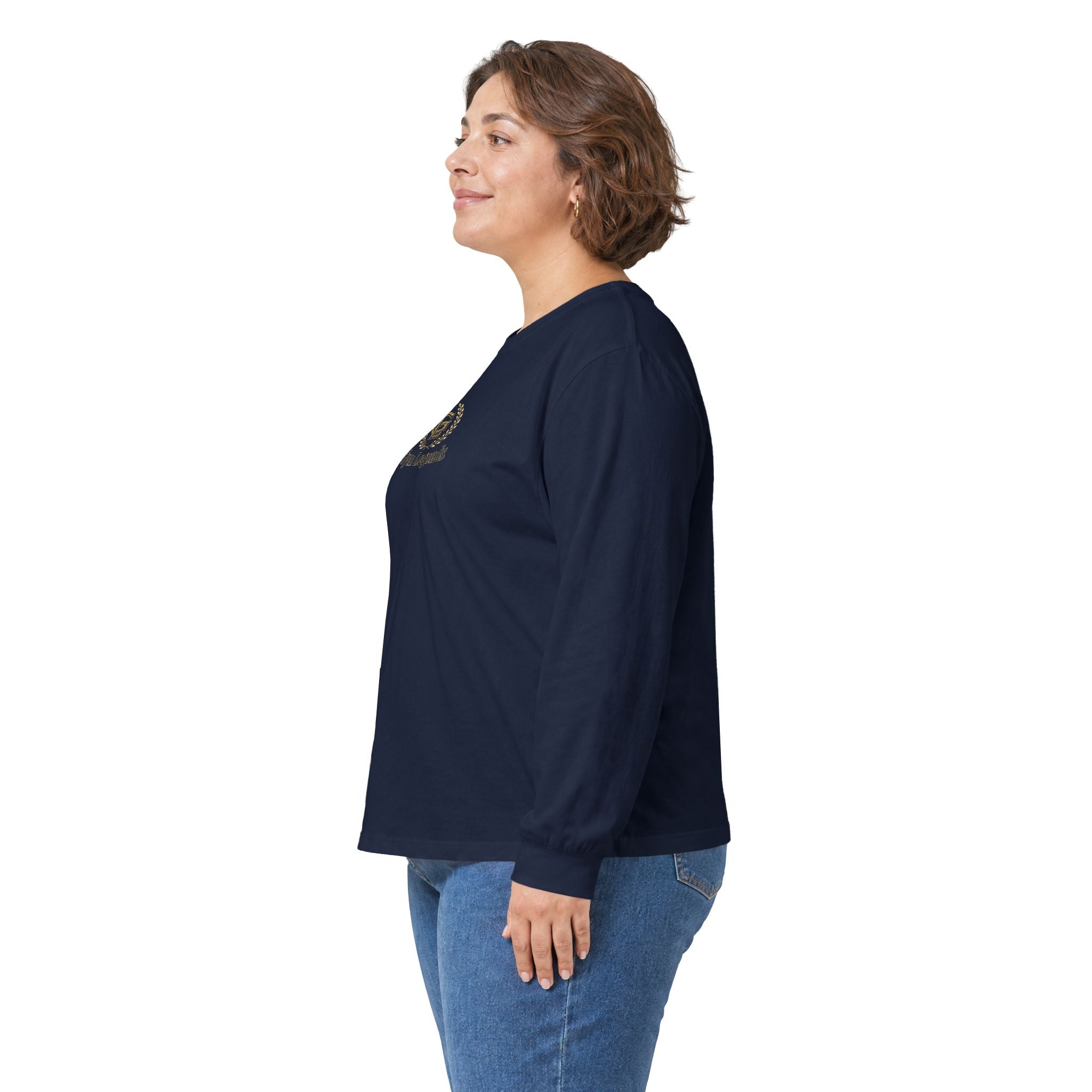 Gym Legends Long Sleeve Tee — Small Classic Logo Athletic Shirt