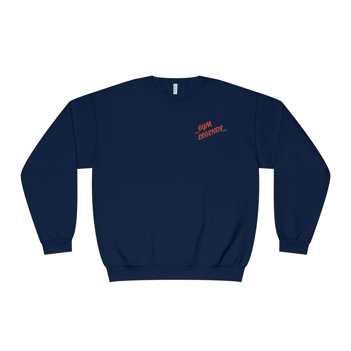 Gym Legends Crewneck Sweatshirt — "Gym, Legends" Motivational Fitness Pullover