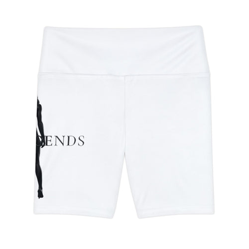 Gym Friends Women's Workout Shorts — Minimal Silhouette Fitness Biker Shorts