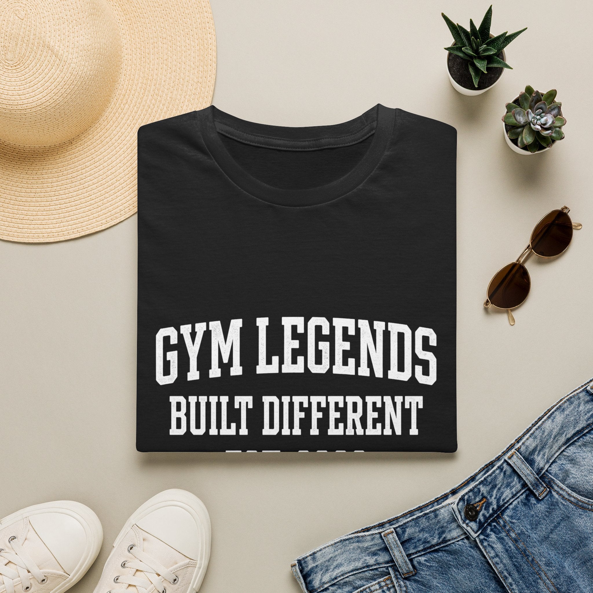 Gym Legends T‑Shirt — "Built Different" Athletic Tee (Est. 2023)
