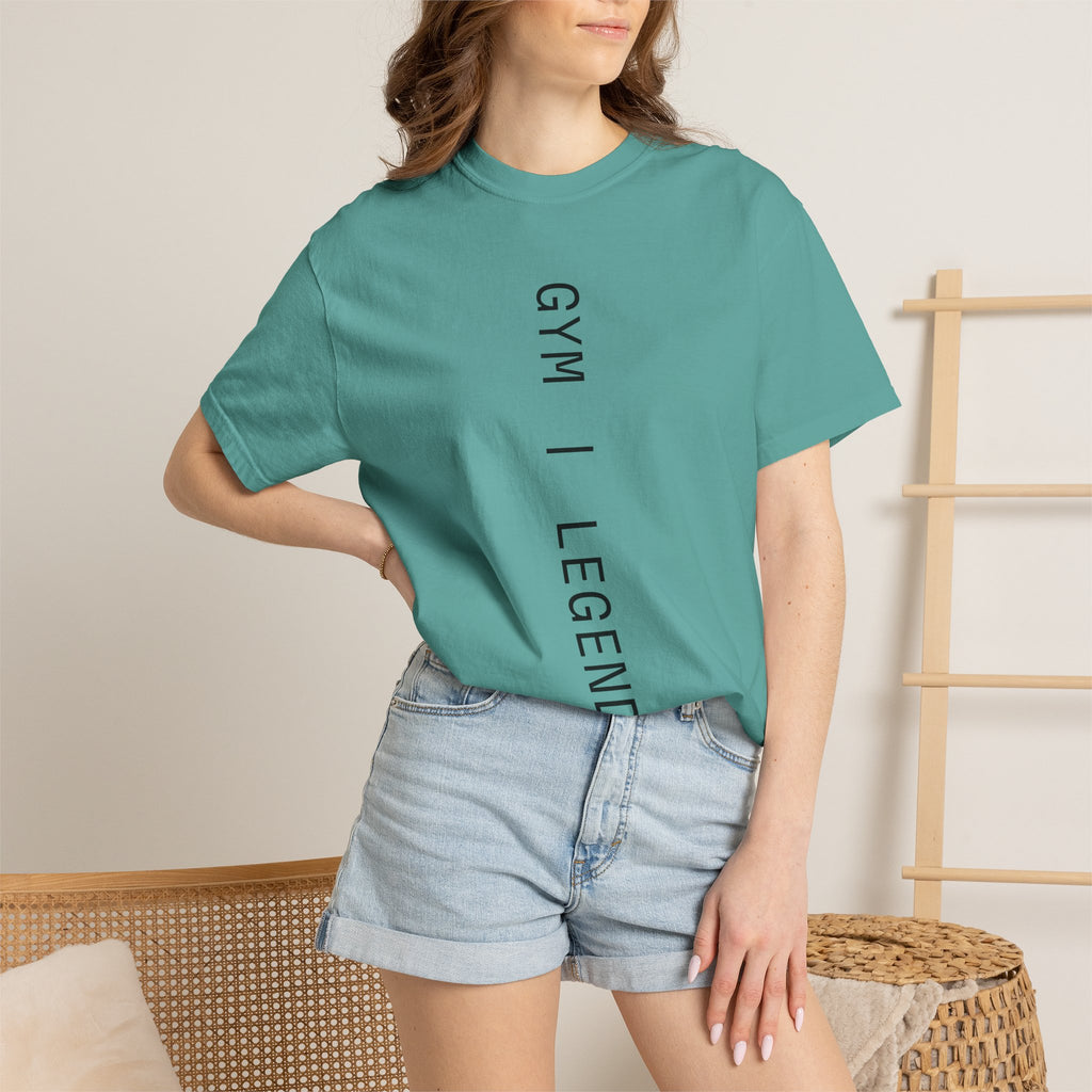 Gym Legends T-Shirt — Vertical Minimal Fitness Tee