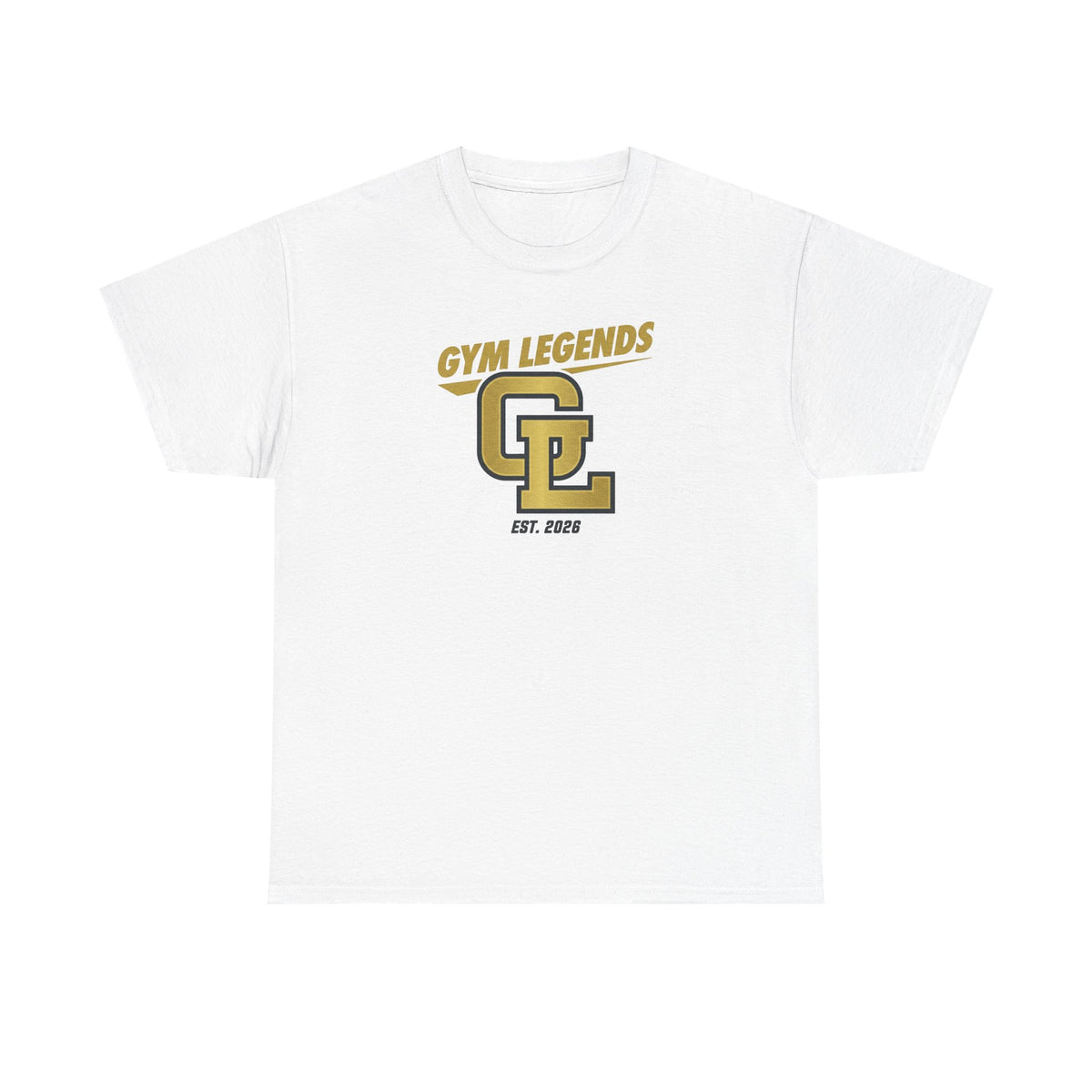 Gym Legends Logo T-Shirt — 'Gym Legends' Athletic Tee (Est. 2020)