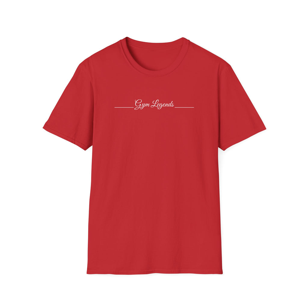 Gym Legends T‑Shirt — Minimal Script Fitness Tee