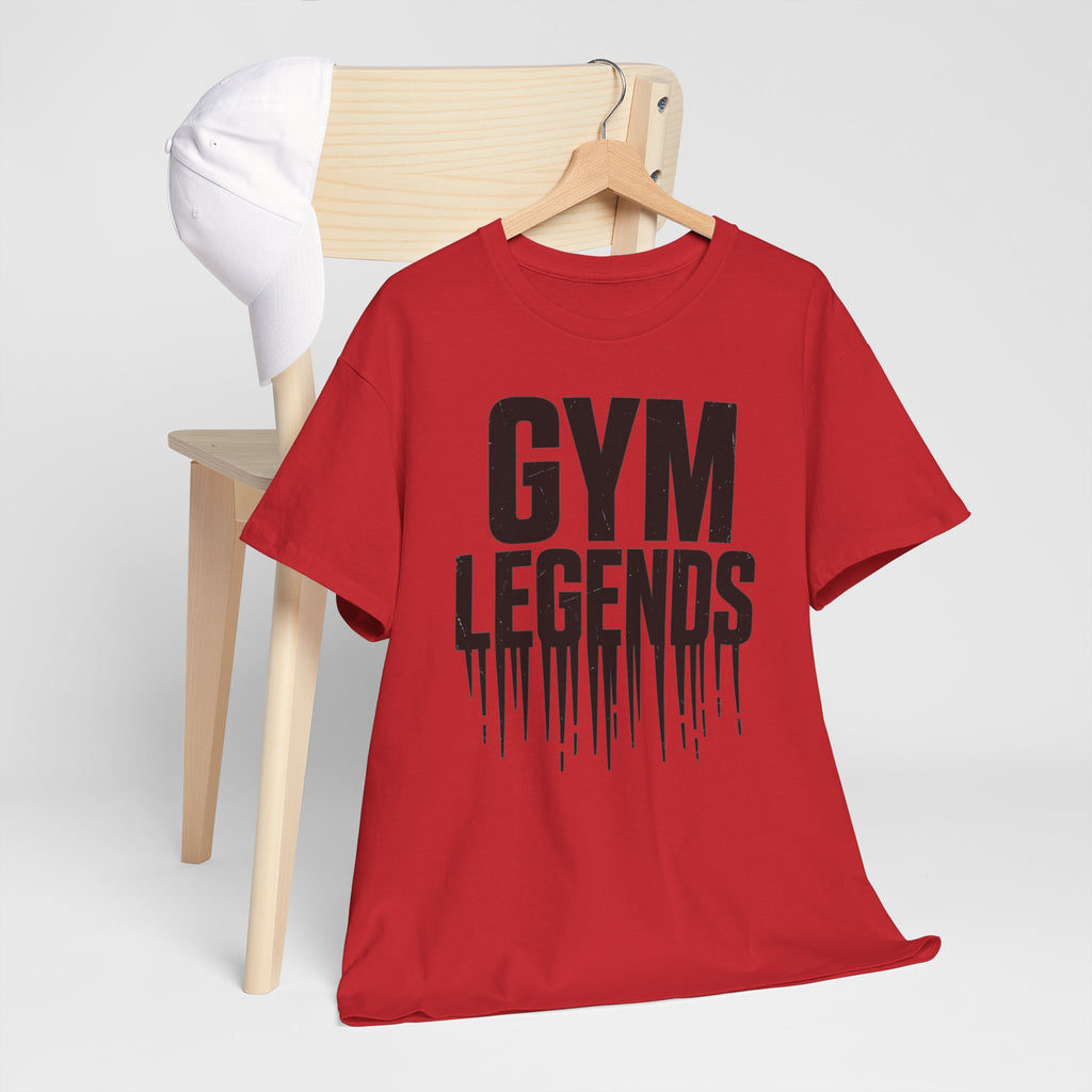Gym Legends T-Shirt — Bold Drip Graphic Fitness Tee