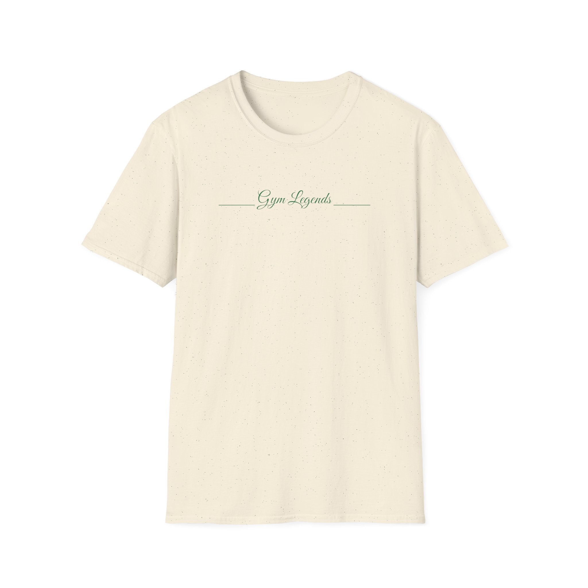 Gym Legends T‑Shirt — Minimal Script Fitness Tee