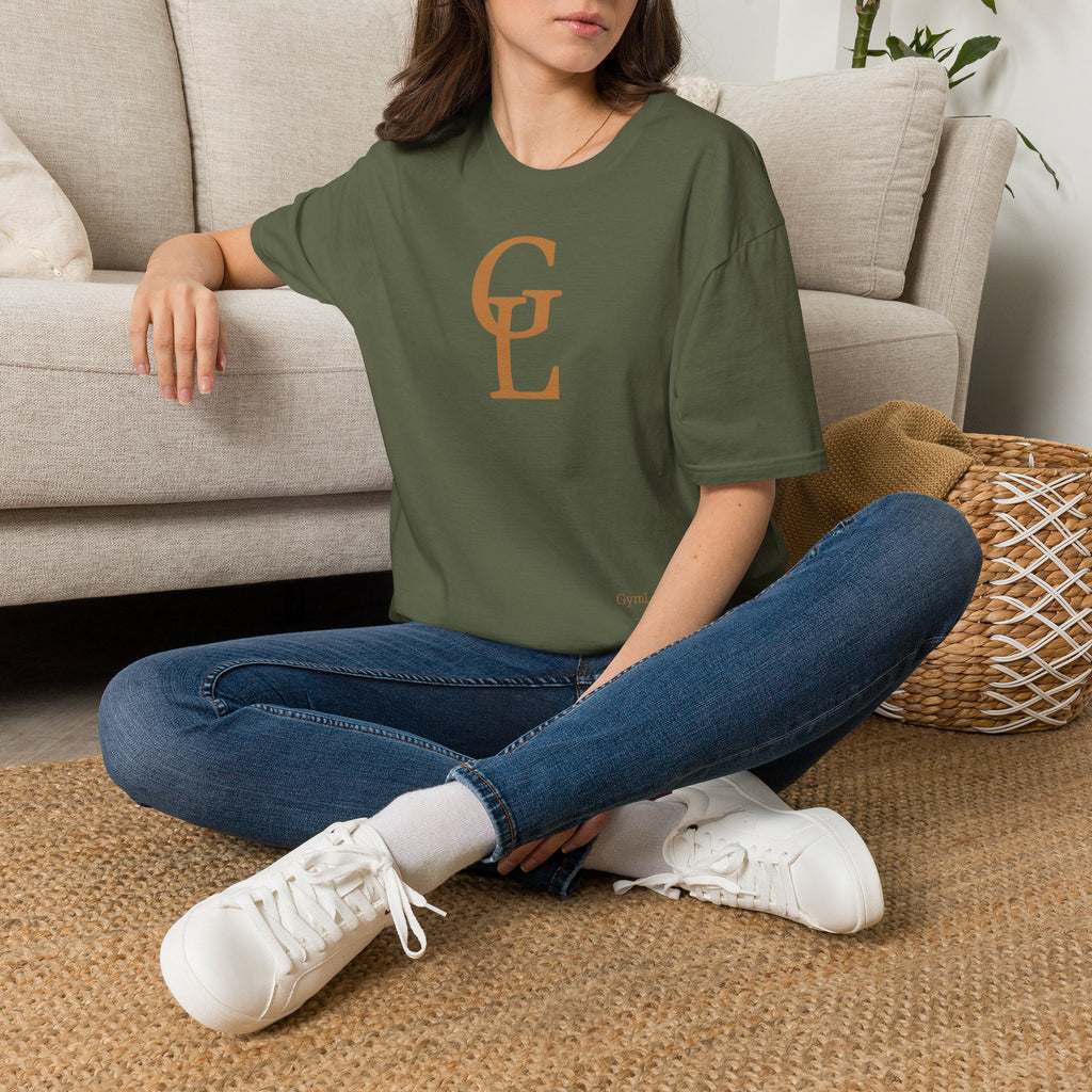Monogram GL T-Shirt — Classic Navy Initials Tee