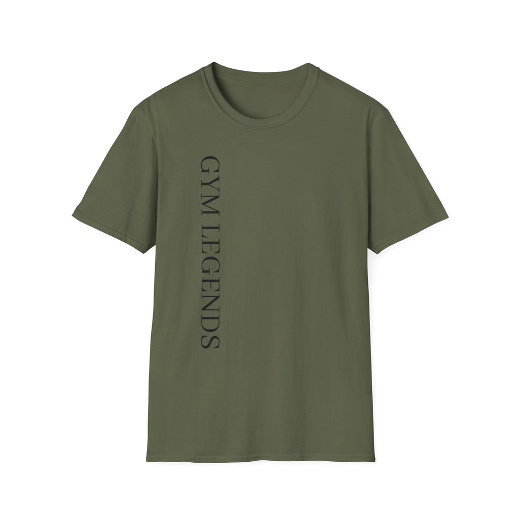 Gym Legends T-Shirt — Vertical Minimalist Fitness Tee