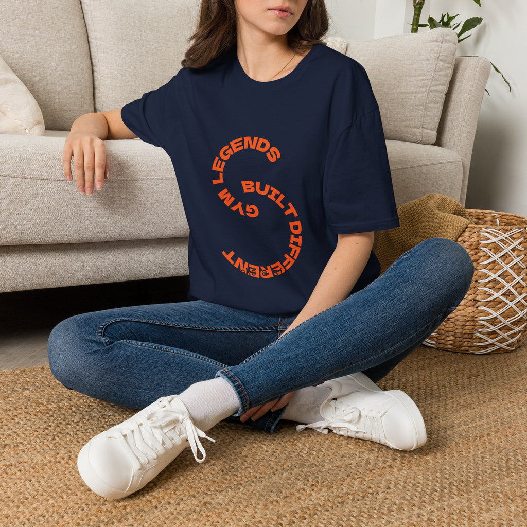 Legends Built Different T-Shirt — Circular Graphic Tee for Athletes & Trendsetters