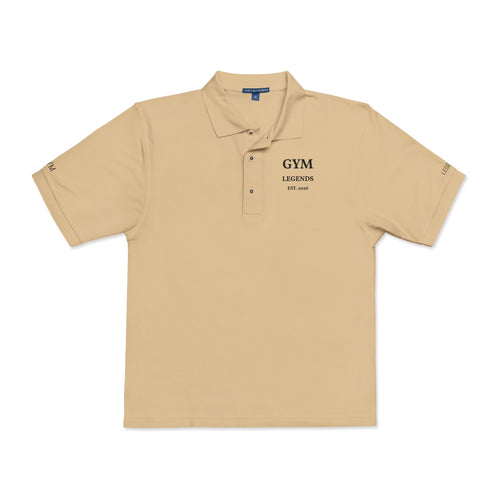 Embroidered 'GYM Legends' Polo Shirt — Classic Athletic Workwear