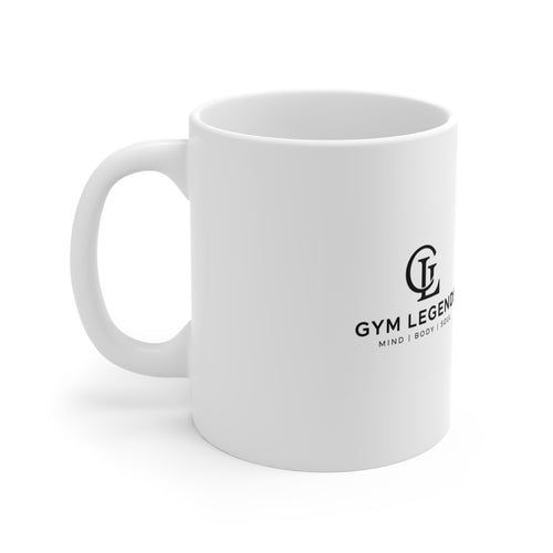 Gym Legends 11oz Coffee Mug — Mind | Body | Soul Logo