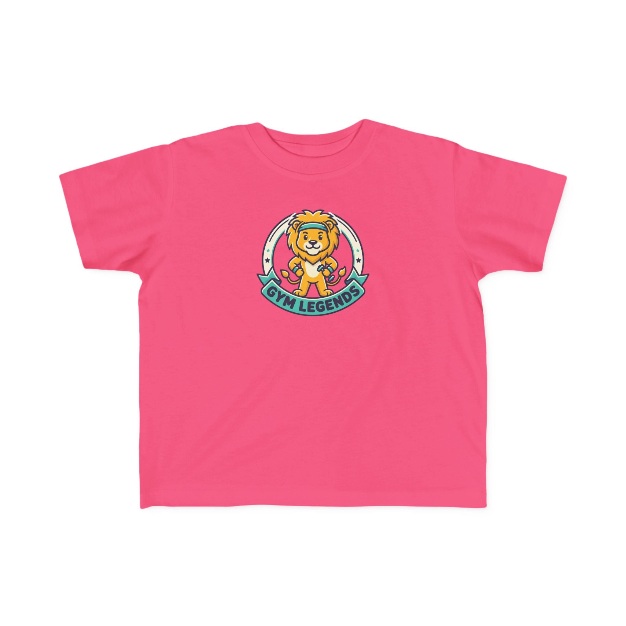 Gym legends kid Tee — "Gym Legend" Cute Lion Workout Kids Shirt