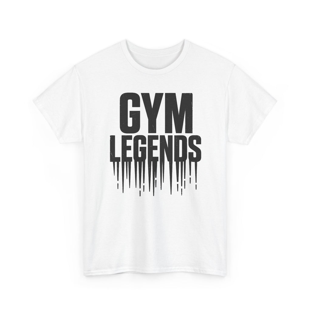 Gym Legends T-Shirt — Bold Drip Graphic Fitness Tee