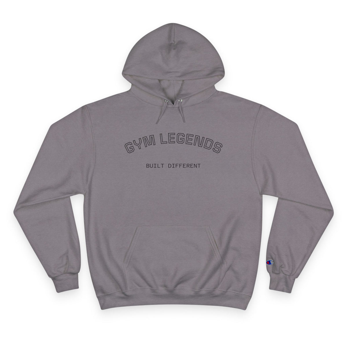 Gym Legends Hoodie — "Built Different" Athletic Pullover