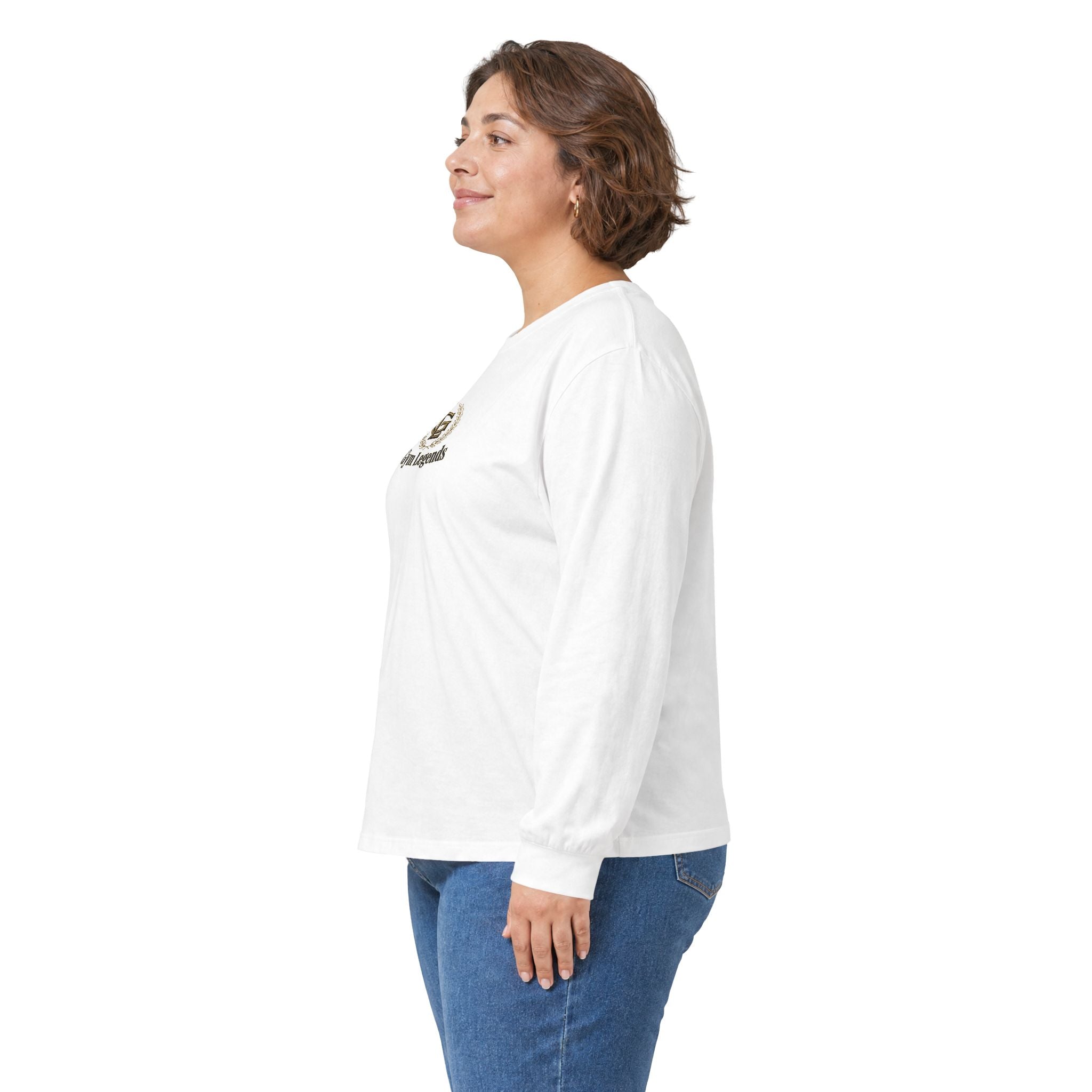Gym Legends Long Sleeve Tee — Small Classic Logo Athletic Shirt