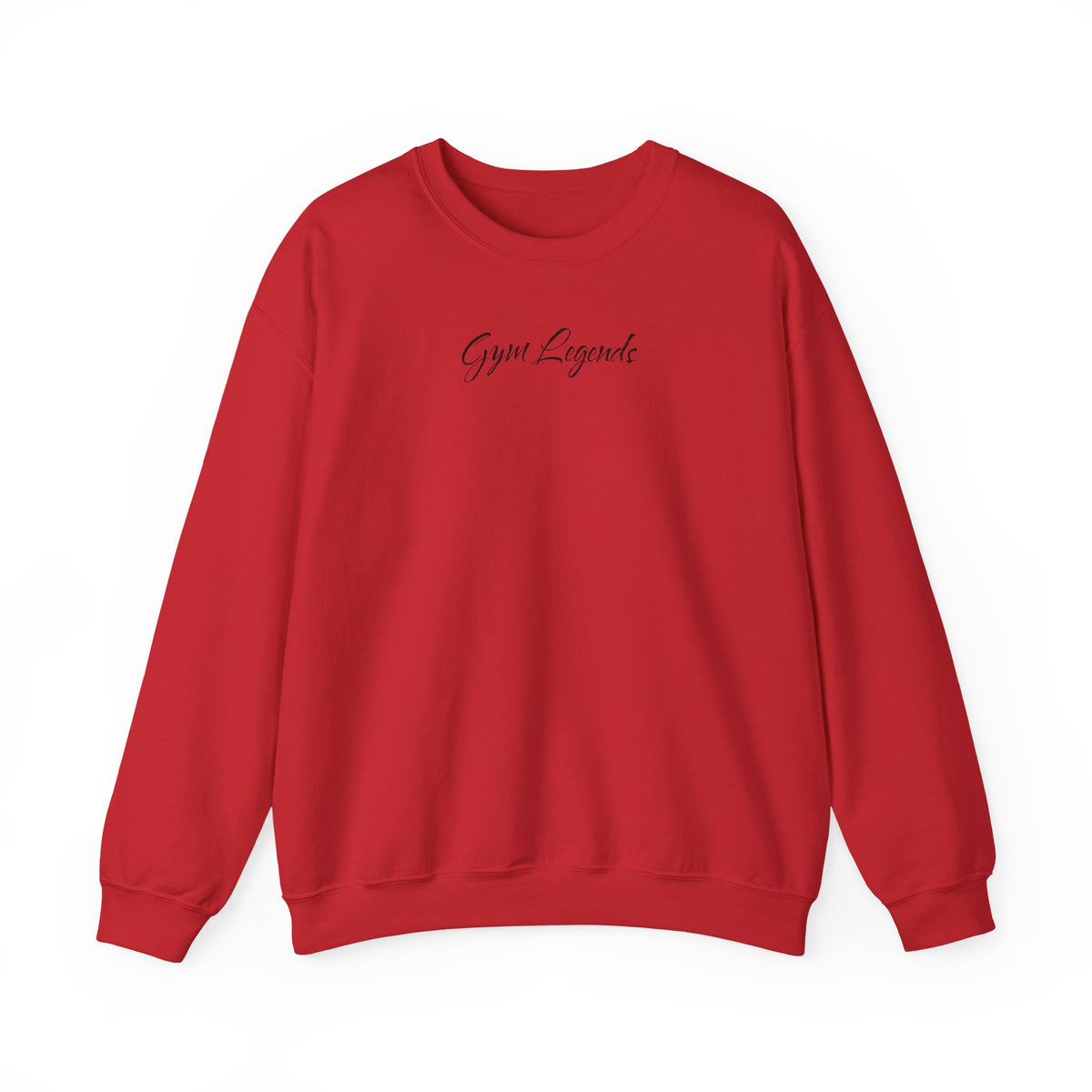 Gym Legend Crewneck Sweatshirt — Minimal Script Fitness Pullover