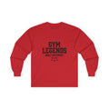 Gym Legends Long Sleeve Tee — "Built Different" Athletic Shirt