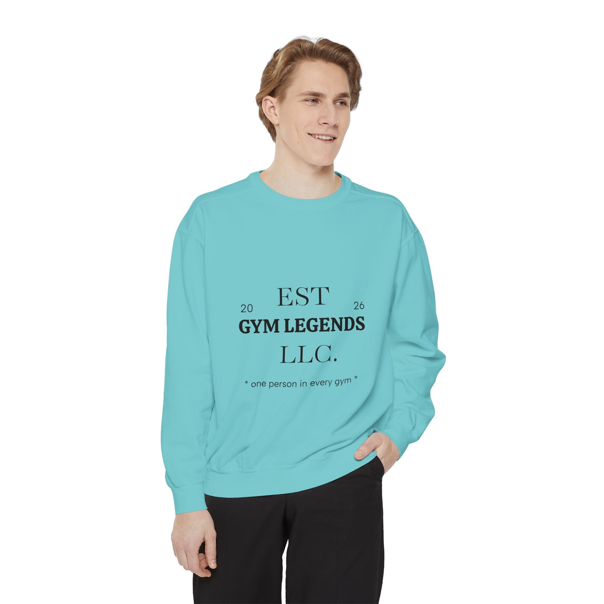 Gym Legends Sweatshirt — EST 2026 Vintage Athletic Crewneck