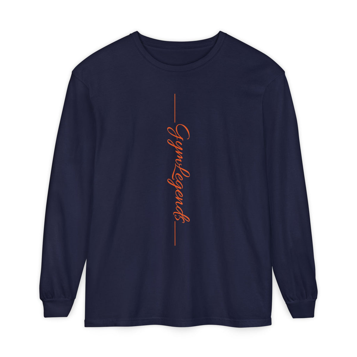 Long Sleeve Tee - 'Gym Legends' Vertical Script