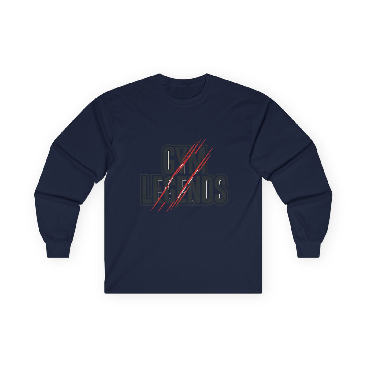 Gym Legends Long Sleeve Tee — Athletic Fitness Workout Shirt