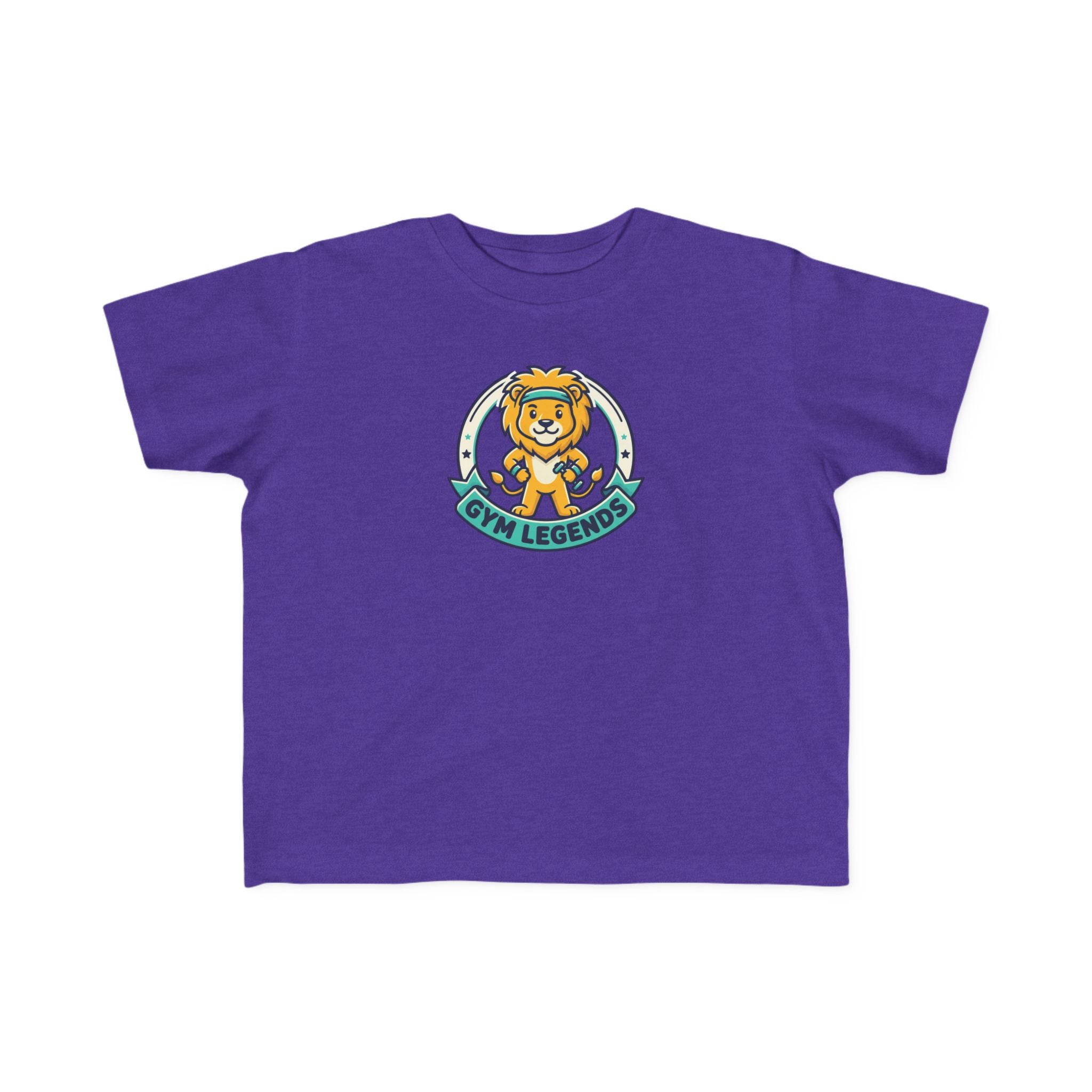 Gym legends kid Tee — "Gym Legend" Cute Lion Workout Kids Shirt
