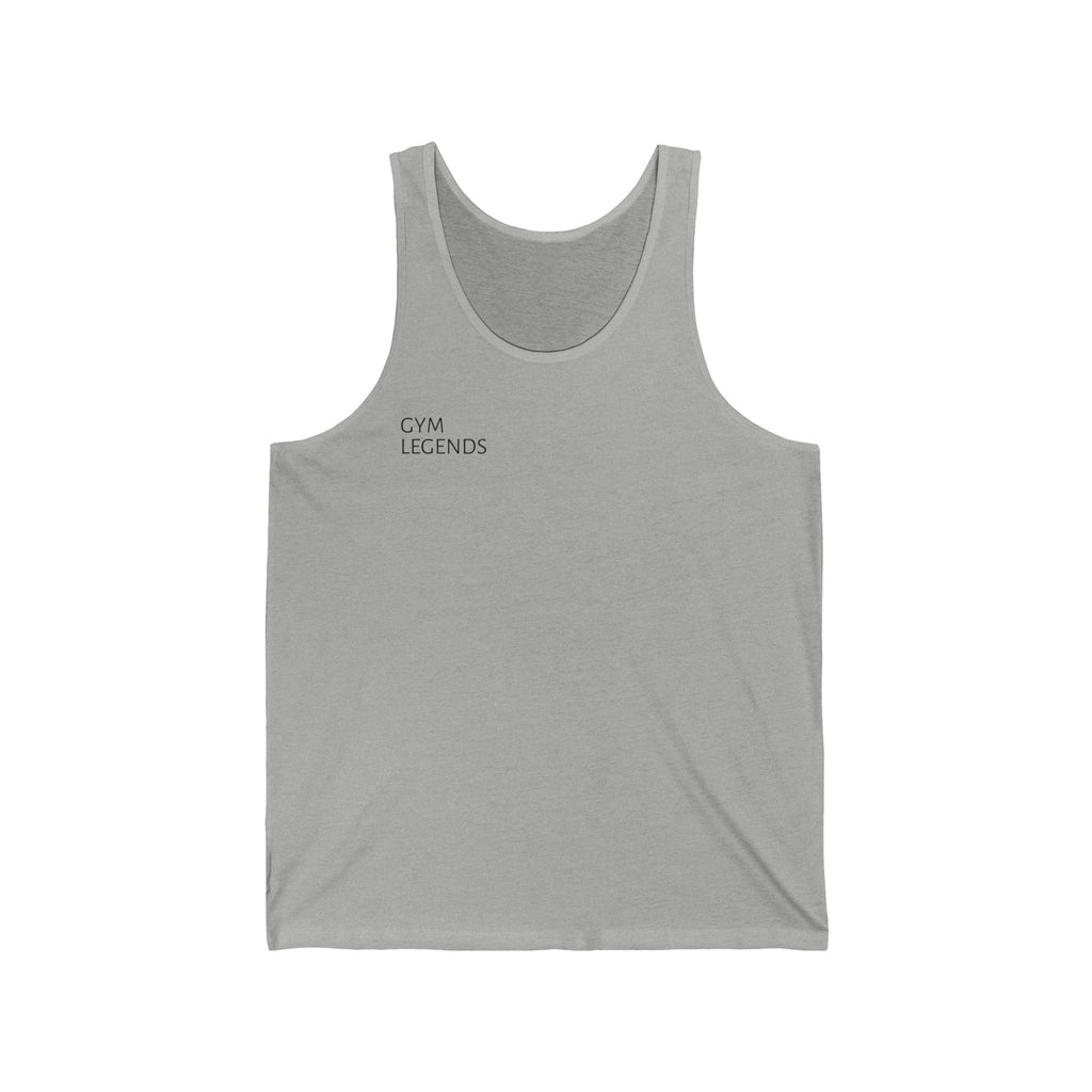 Minimalist 'Good Vibes' White Jersey Tank Top — Lightweight Summer Casual