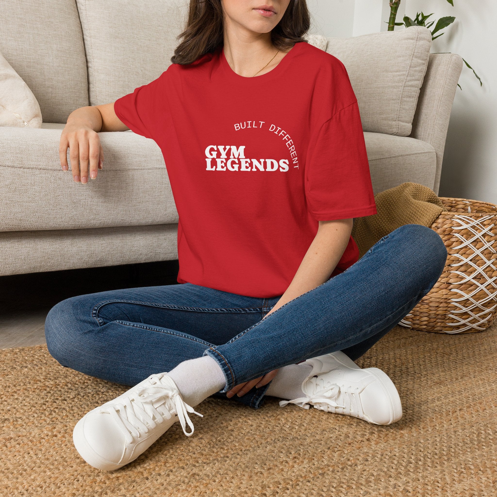 Gym Legends T‑Shirt — Built Different Athletic Workout Tee