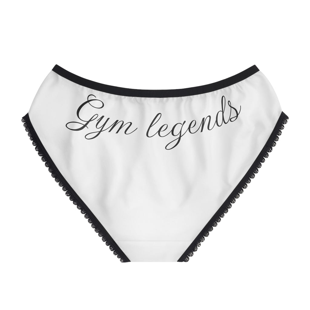 Gym Legends Women's Briefs — Comfort Bikini Panties with Script Logo