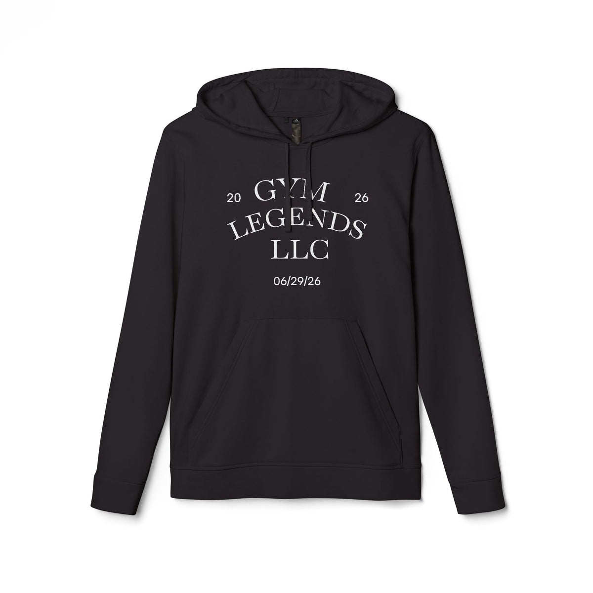Gym Legends LLC Hoodie — 'Gym Legends LLC 06/29/26' Athletic Pullover