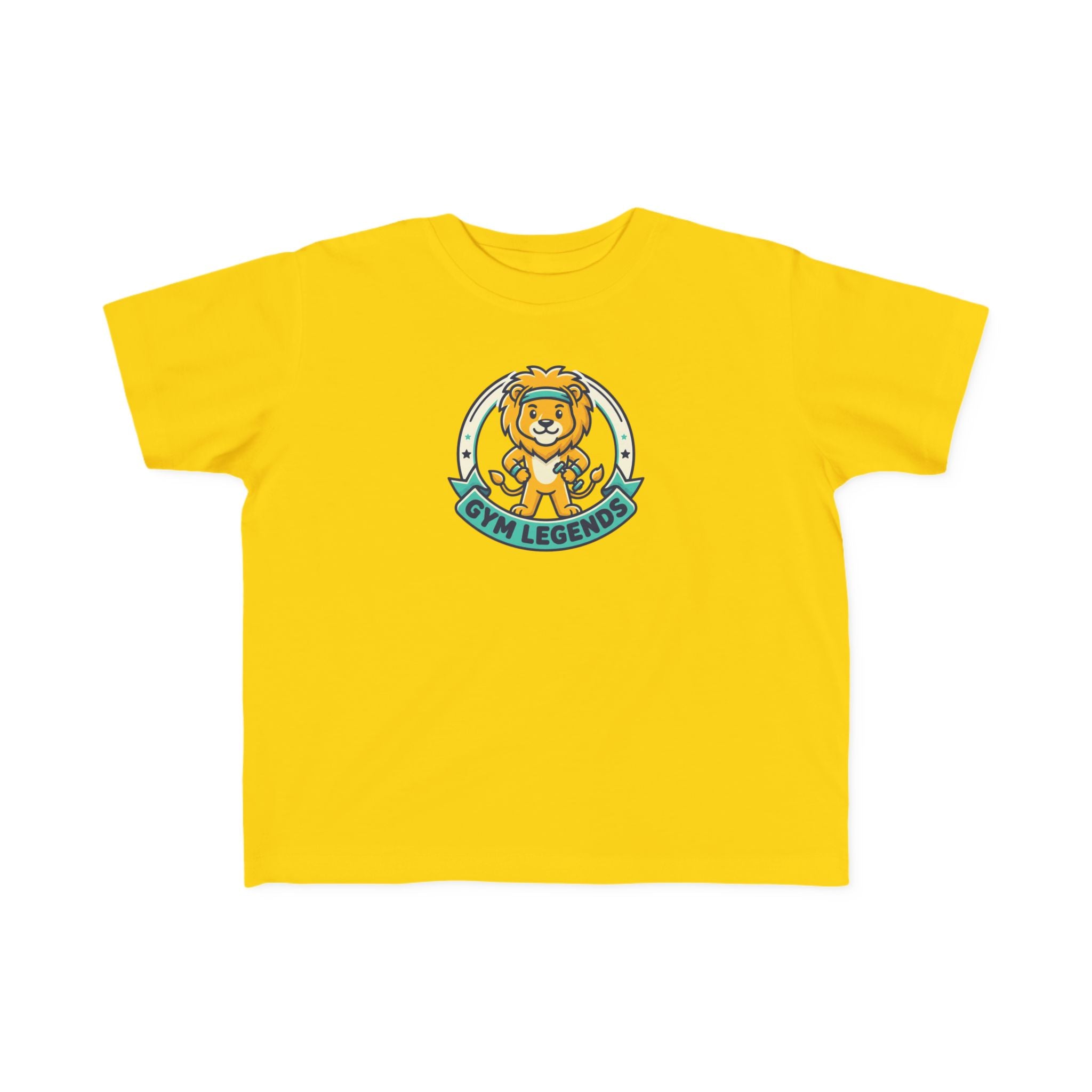 Gym legends kid Tee — "Gym Legend" Cute Lion Workout Kids Shirt