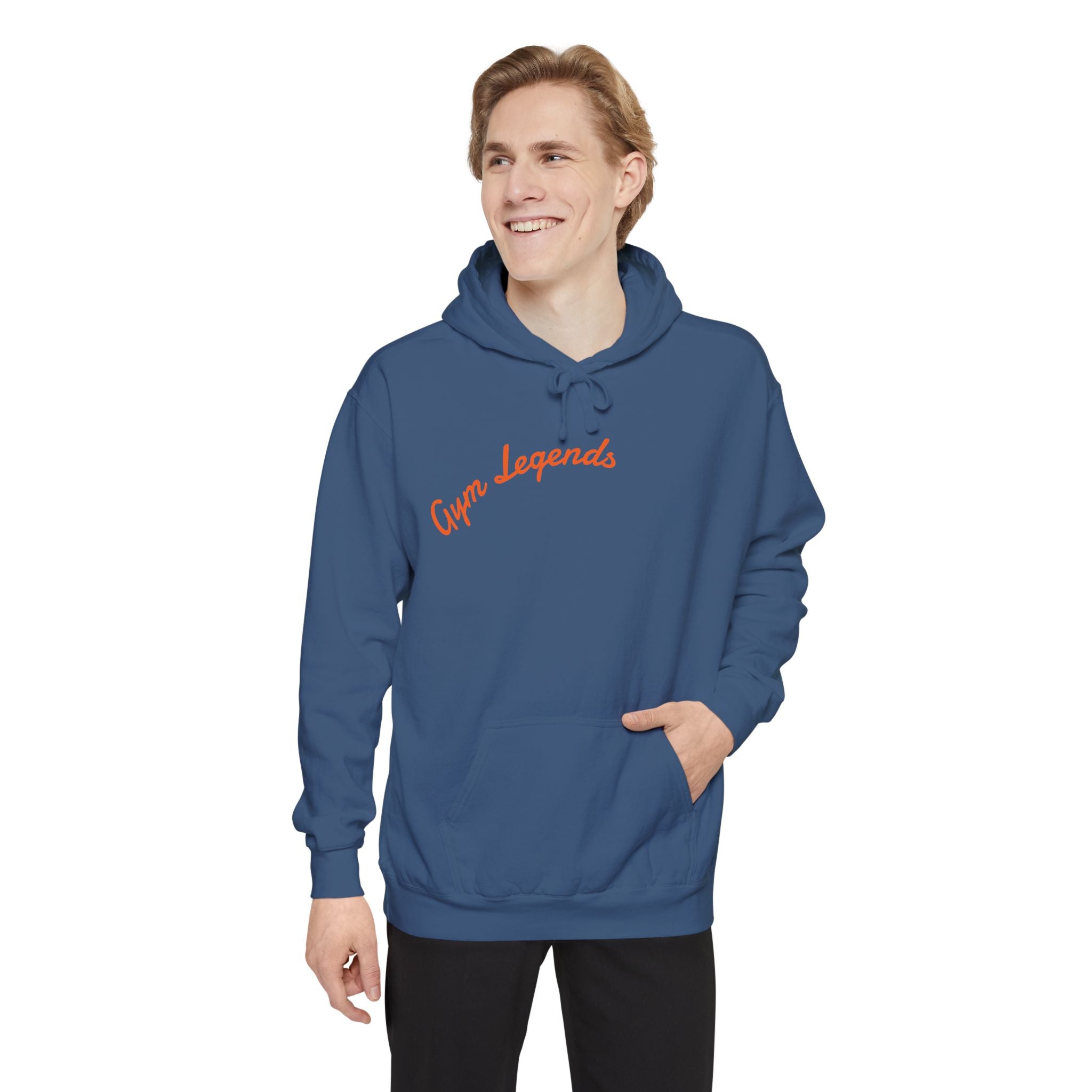 Gym Legends Hoodie — Script Logo Athletic Pullover