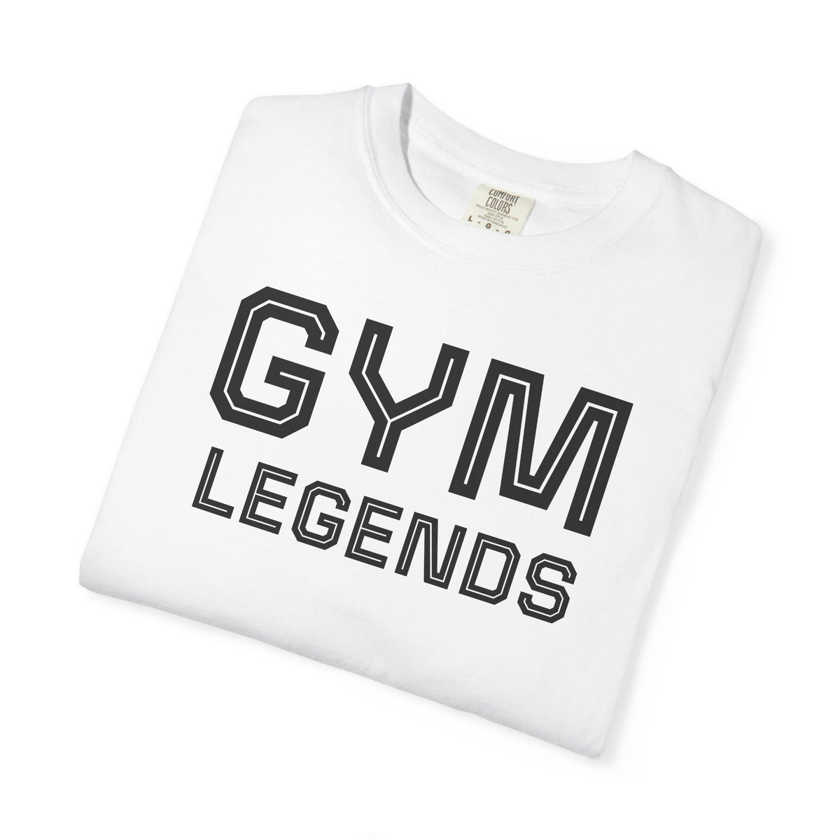 Gym Legends T-Shirt — Athletic Vintage Lettering Tee