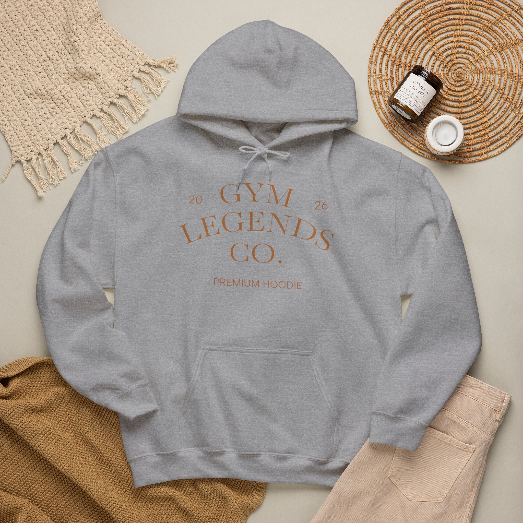 Gym Legends Co. Hoodie — Premium Athletic Hooded Sweatshirt