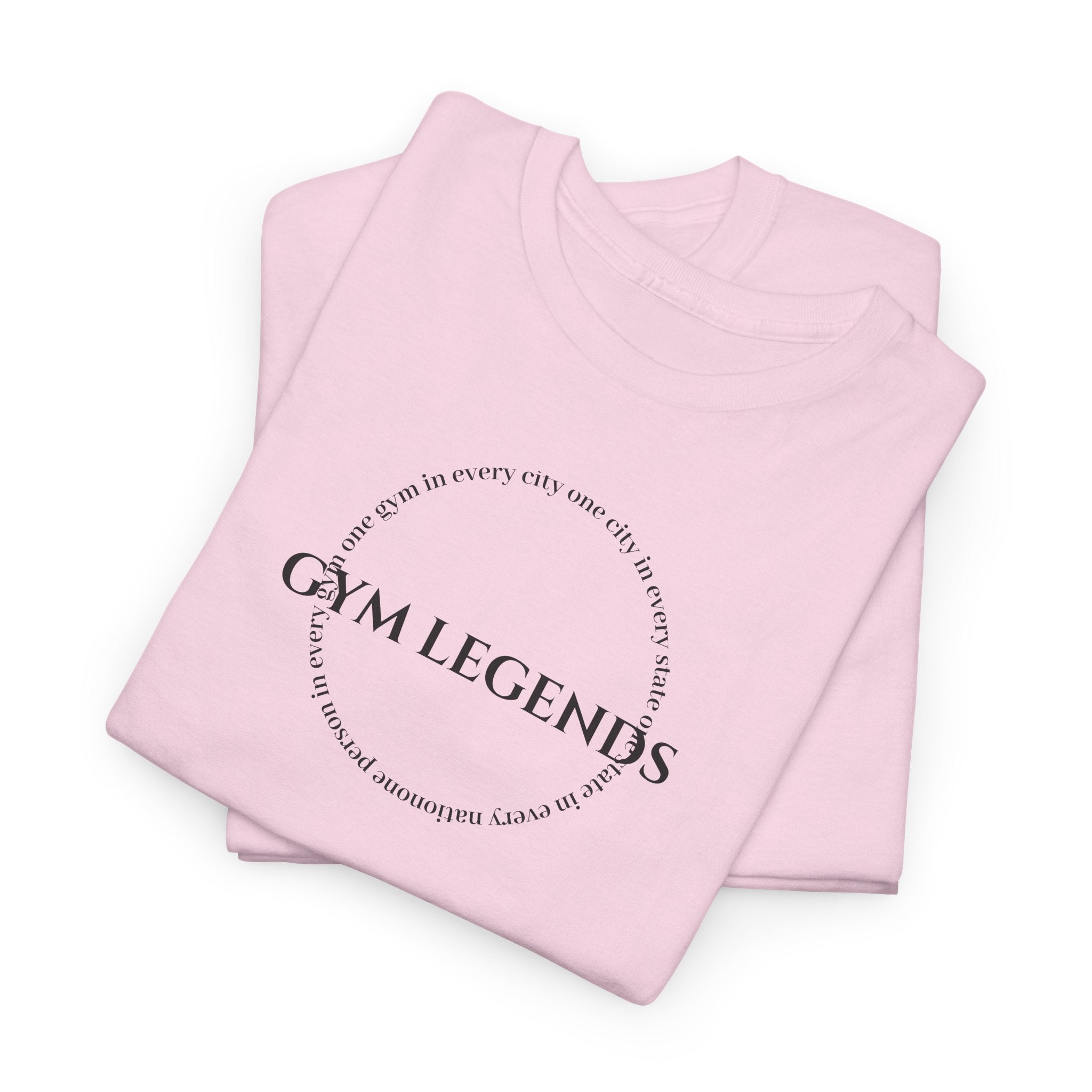 Gym Legends T-Shirt — Minimal Gym Logo Tee