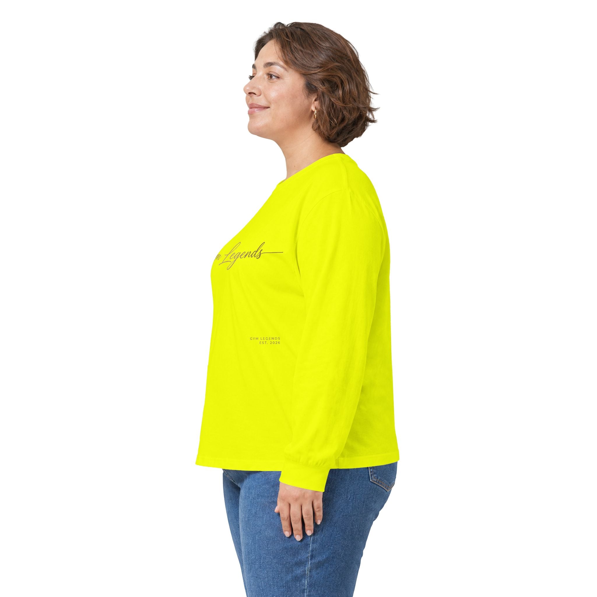 Gym Legends Long Sleeve Tee — Minimalist Fitness Shirt