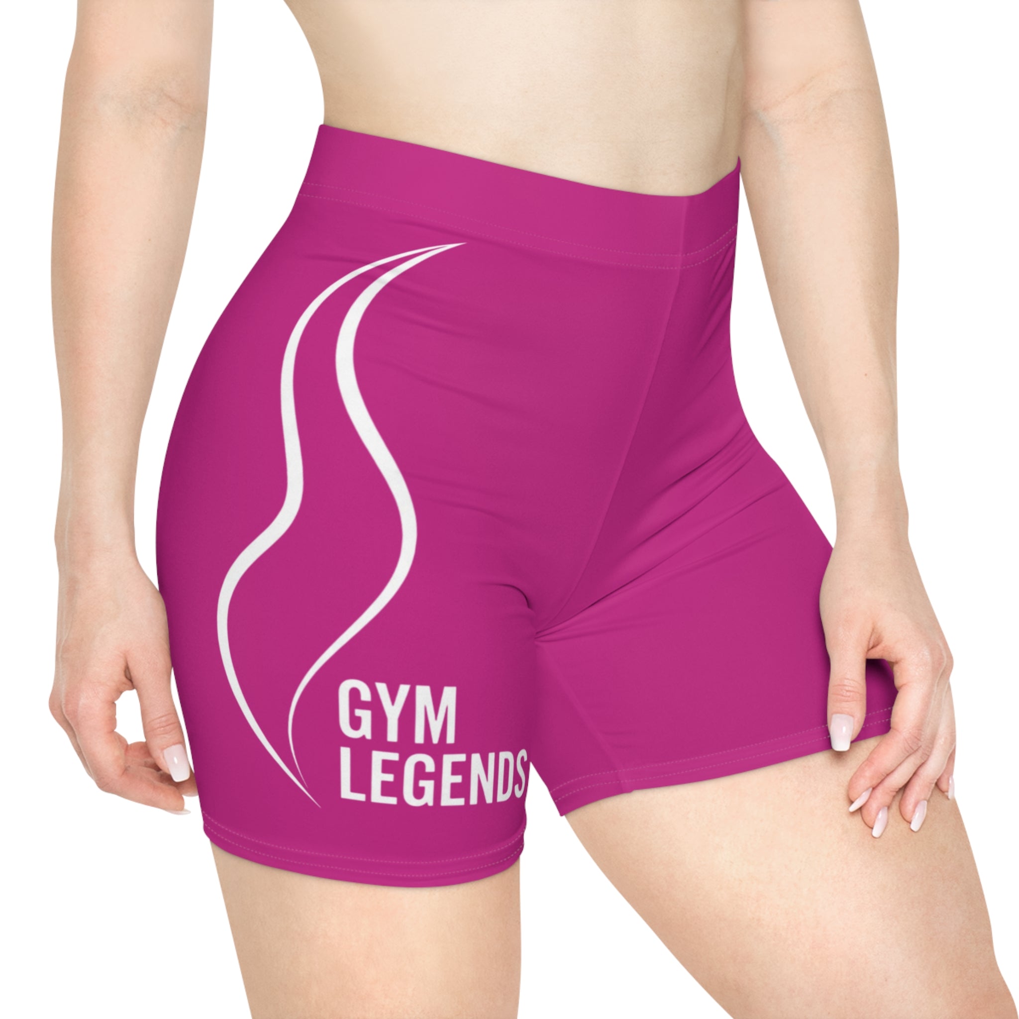 Copy of Gym Legends Women's Biker Shorts – Black Athletic High-Waist Workout Shorts