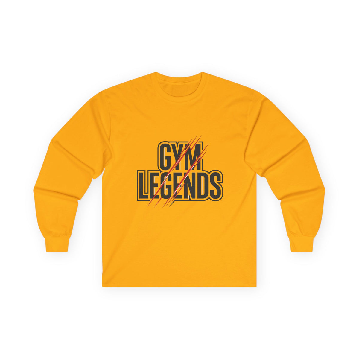 Gym Legends Long Sleeve Tee — Athletic Fitness Workout Shirt