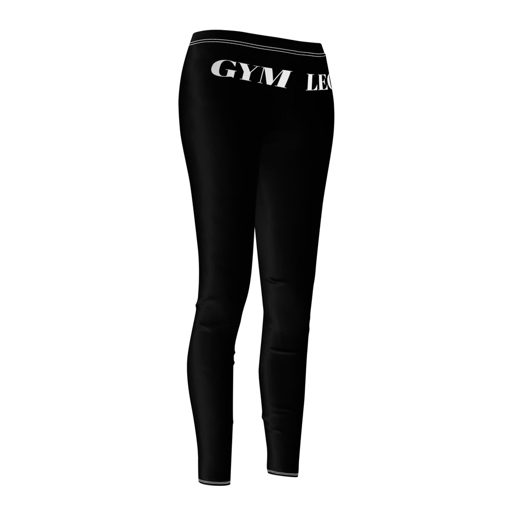 Gym Love Women's Leggings — Black Fitness Cut & Sew Activewear