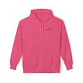 Minimal "grace & gratitude" Script Hoodie — Lightweight White Fleece