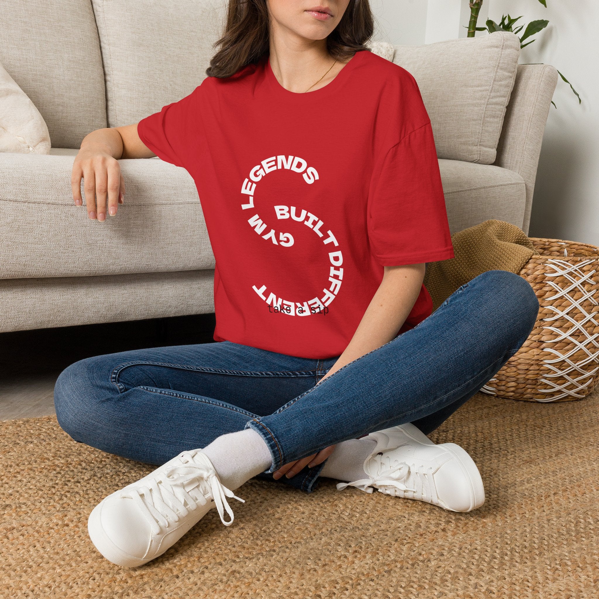Legends Built Different T-Shirt — Circular Graphic Tee for Athletes & Trendsetters