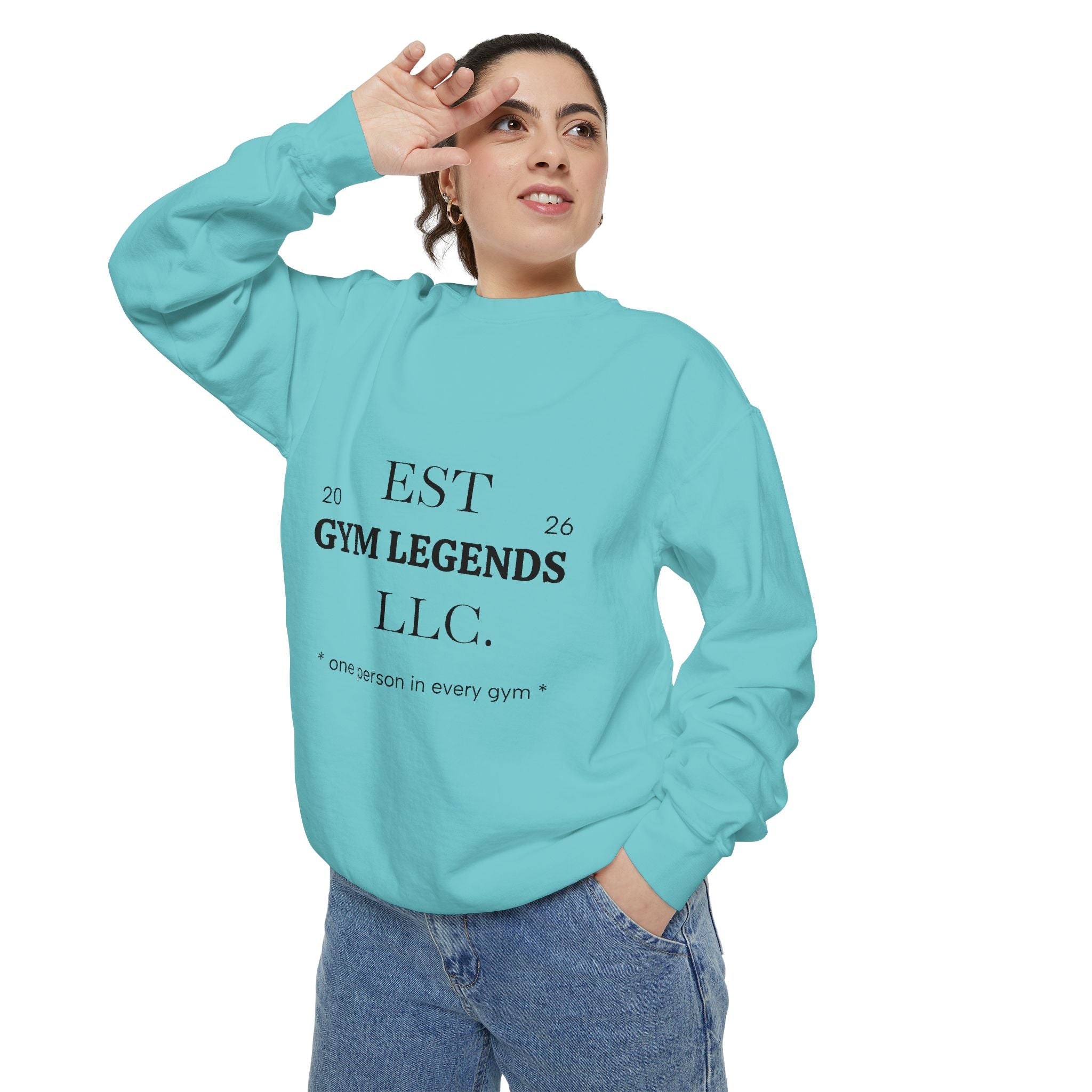 Gym Legends Sweatshirt — EST 2026 Vintage Athletic Crewneck