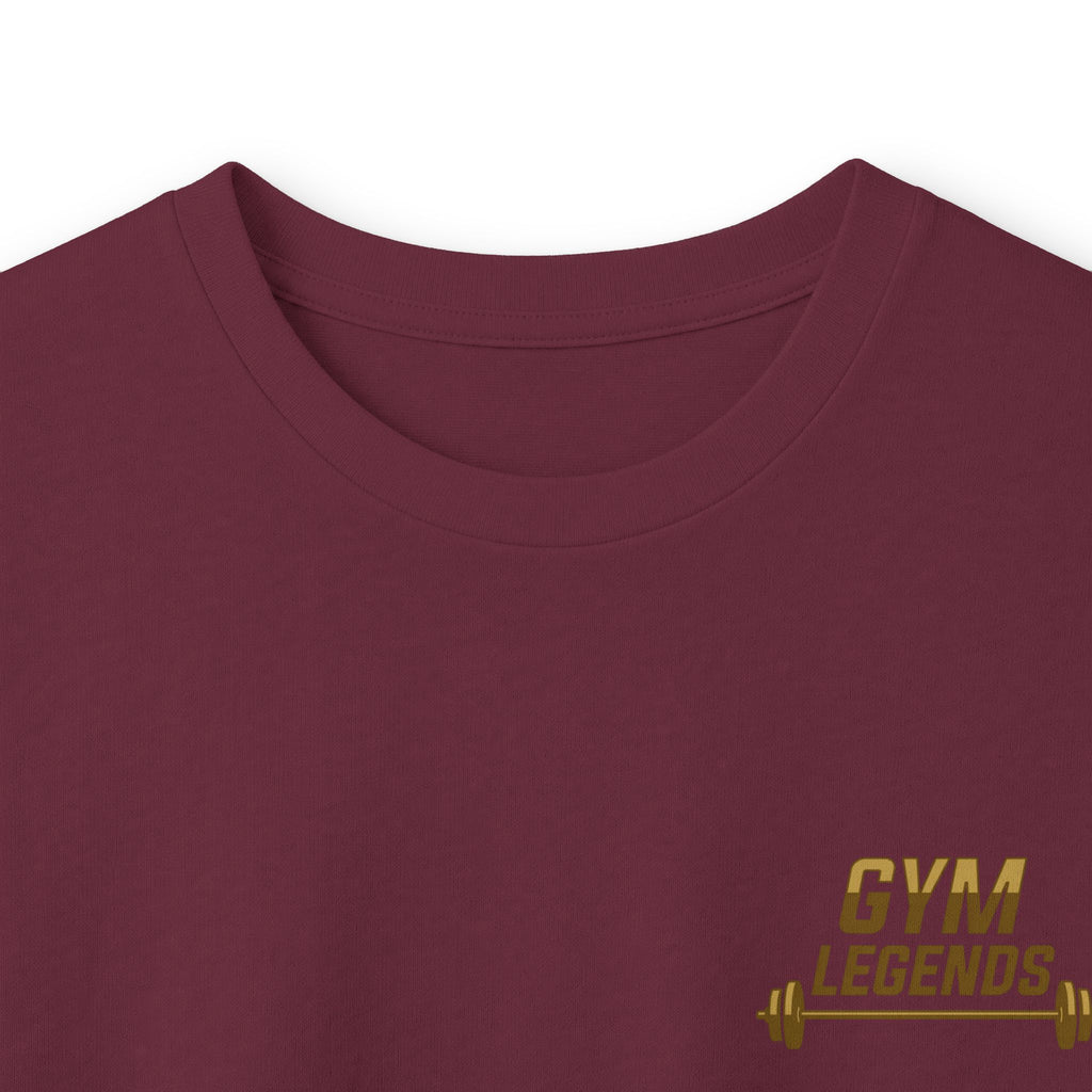 Gym Legends Long Sleeve Tee — Minimal Fitness Logo Shirt