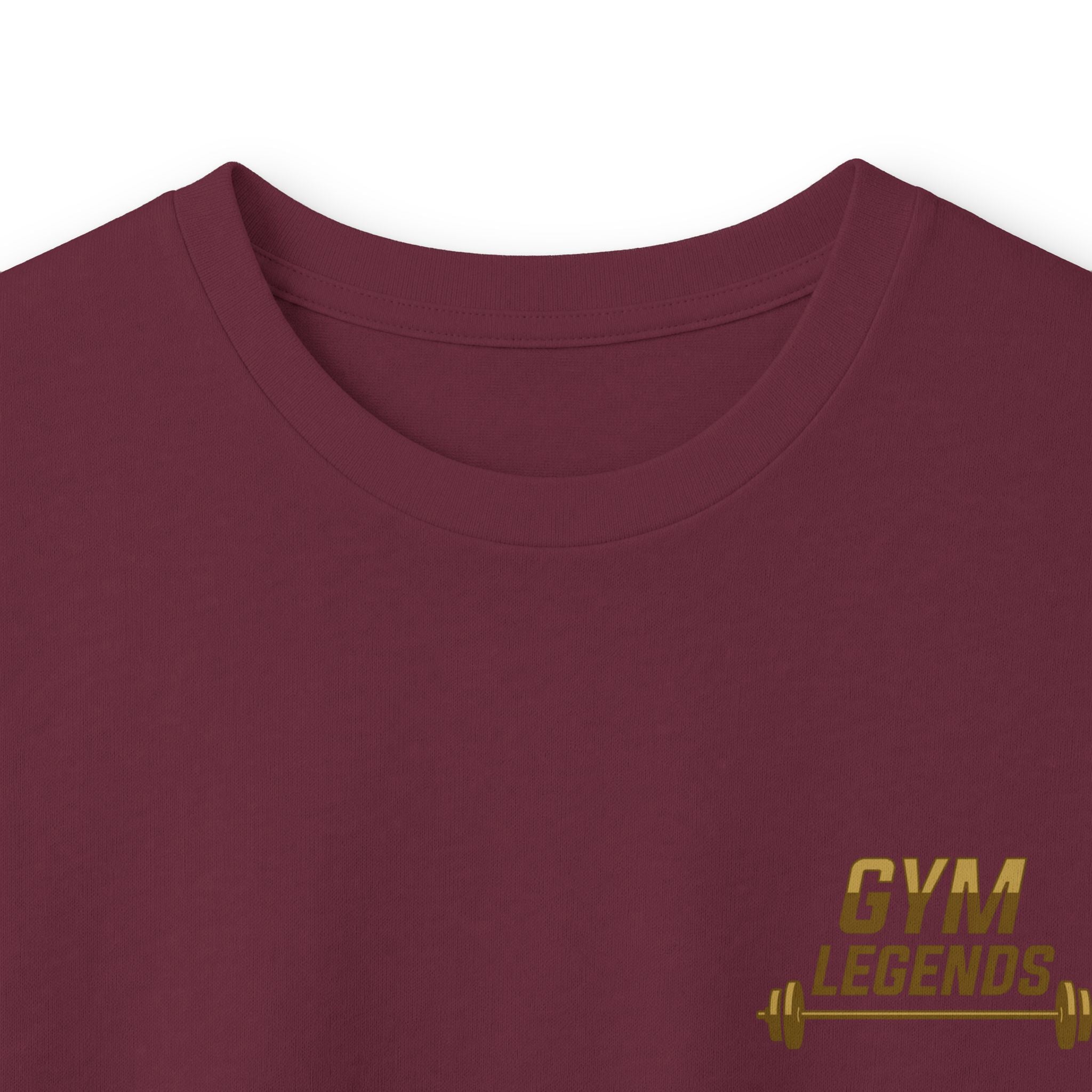Gym Legends Long Sleeve Tee — Minimal Fitness Logo Shirt